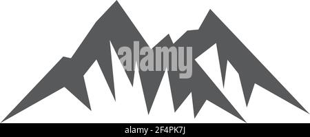 Mountain Logo Vektor Icon Design Stock Vektor