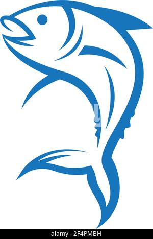 Bilder des Fish-Logos Stock Vektor