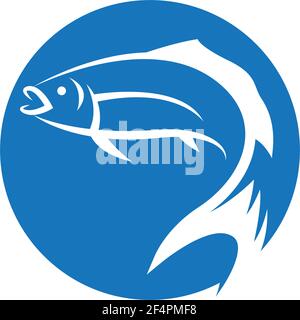 Bilder des Fish-Logos Stock Vektor