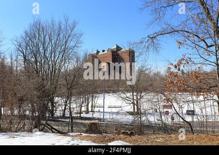 Verlassene psychiatrische Klinik Kings Park Long Island New York Stockfoto