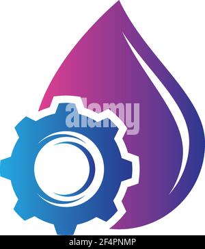 Logo-Bilder für Öl und Gas Stock Vektor