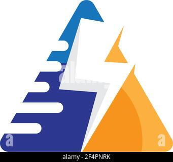 Lightning-Logo-Bilder Stock Vektor