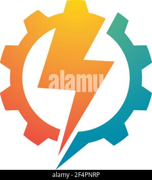 Lightning-Logo-Bilder Stock Vektor