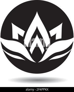 Bilder mit dem Logo von Schönheitsblumen Stock Vektor