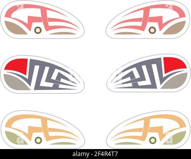 Tribal Bike Decal : Vinyl Bereit, Fahrzeug-Grafik Vektor Illustration Stock Vektor