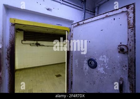 mauthausen, österreich, 26. märz 2019, KZ-Gedenkstätte mauthausen, KZ, Gaskammer Stockfoto