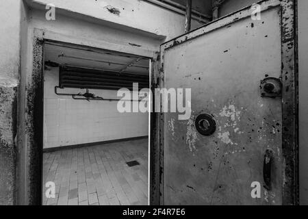 mauthausen, österreich, 26. märz 2019, KZ-Gedenkstätte mauthausen, KZ, Gaskammer Stockfoto