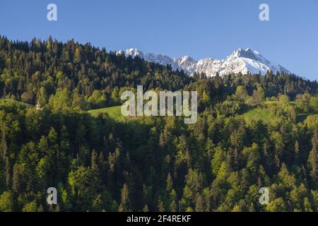 Geographie / Reisen, Deutschland, Bayern, Garmisch-Partenkirchen, Wettersteingebirge, Garmisch-Par, Additional-Rights-Clearance-Info-Not-Available Stockfoto