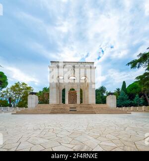 Rom, Italien - 05. Okt 2018: Mausoleum Ossario Garibaldino in Rom Stockfoto