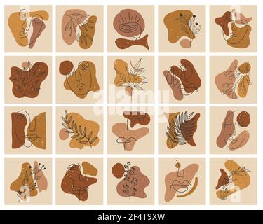 Heben Sie die Titelstory für soziale Medien hervor. Stock Vektor