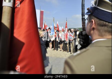 mauthausen, österreich, 09. Mai 2010, internationale Befreiungszeremonie an der KZ-Gedenkstätte mauthausen Stockfoto