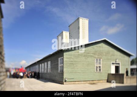 mauthausen, österreich, 09. Mai 2010, internationale Befreiungszeremonie an der KZ-Gedenkstätte mauthausen Stockfoto