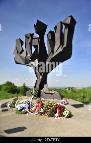 mauthausen, österreich, 09. Mai 2010, internationale Befreiungszeremonie an der KZ-Gedenkstätte mauthausen Stockfoto
