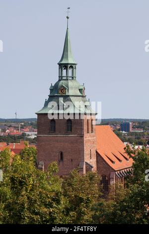 Geographie/Reisen, Deutschland, Niedersachsen, Lüneburg, Altstadt, kirche St. Michaelmas, rote Backsteingotik, zusätzliche-Rights-Clearance-Info-Not-available Stockfoto