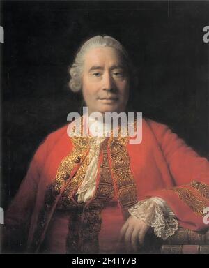 Allan Ramsay - Porträt David Hume 1766 Stockfoto