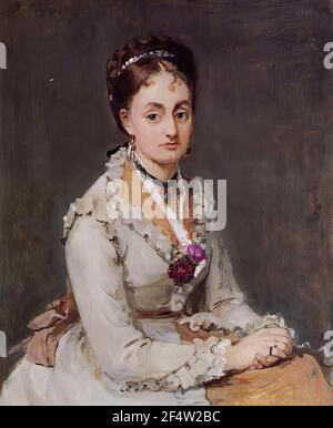 Berthe Morisot - Portrait Artist S Schwester Mme Edm Pontillon C 1872 75C 1875 Stockfoto