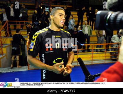 HANDBALL - D1 - CHAMBERY V DUNKERQUE - CHAMBERY (FRA) - 22/10/2008 - FOTO : JEAN-FRANCOIS MOLLIERE / DPPI DANIEL NARCISSE (CHAMBERY) Stockfoto