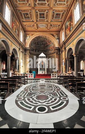 Italien, Rom, Kirche Sant'Agata dei Goti (Heilige Agatha der Goten) Stockfoto