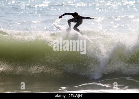 SURFEN - WELTMEISTERSCHAFT ( ASP ) - LA SAUZAIE / BRETIGNOLLES SUR MER (FRA) - FOTO : JEAN-MARC MOUCHET / DPPI - ILLUSTRATION Stockfoto