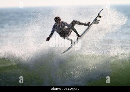 SURFEN - WELTMEISTERSCHAFT ( ASP ) - LA SAUZAIE / BRETIGNOLLES SUR MER (FRA) - FOTO : JEAN-MARC MOUCHET / DPPI - ILLUSTRATION Stockfoto