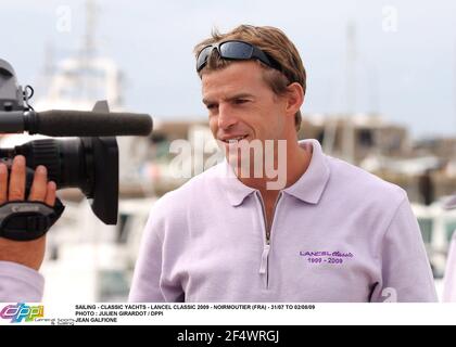 SEGELN - KLASSISCHE YACHTEN - LANCEL CLASSIC 2009 - NOIRMOUTIER (FRA) - 31/07 BIS 02/08/09PHOTO : JULIEN GIRARDOT / DPPI JEAN GALFIONE Stockfoto