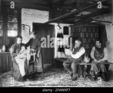 Bauernstube beim Friedenswächter Stockfoto