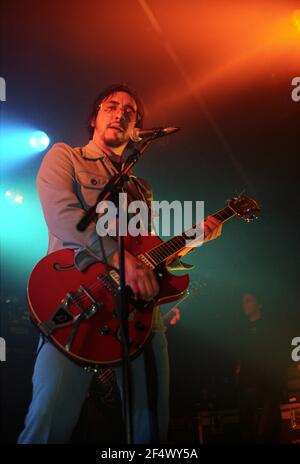 Electric Six im Electric Ballroom in London, Großbritannien. 12th. Februar 2002 Stockfoto