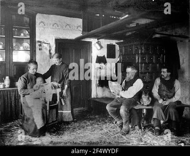 Bauernstube beim Friedenswächter Stockfoto