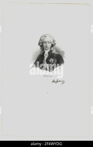 Porträt von Charles Alexandre de Calonne Stockfoto