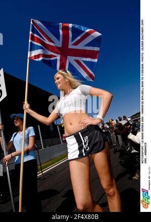 MOTORSPORT - LE MANS SERIE 2008 - 1000KM DE SPA (BEL) 08/05 BIS 11/05/2008 - FOTO : OLIVIER GAUTHIER / DPPI GIRL - AMBIANCE Stockfoto