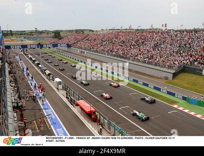 MOTORSPORT - F1 2008 - FRANKREICH GP - MAGNY COURS 19/06 BIS 22/06/2008 - FOTO : OLIVIER GAUTHIER / DPPI START - ACTION CIRCUIT Stockfoto