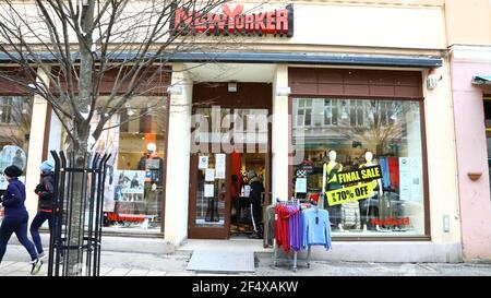 New Yorker Click Meet Görlitz - Corona Pandemie, 20.03.2021 Stockfoto