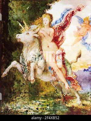 Gustave Moreau - Europa Bull 1869 Stockfoto