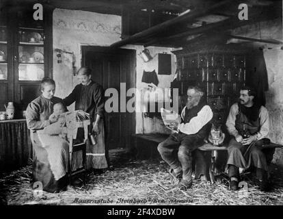 Bauernstube beim Friedenswächter Stockfoto