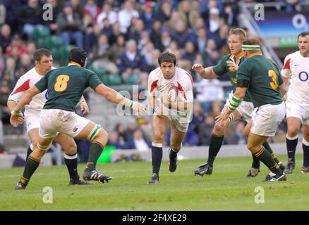 ENGLAND V SÜDAFRIKA 18/11/2006 BILD DAVID ASHDOWNRUGBY ENGLAND Stockfoto