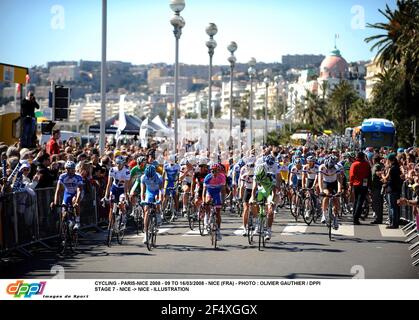 RADFAHREN - PARIS-NICE 2008 - 09 BIS 16/03/2008 - NICE (FRA) - FOTO : OLIVIER GAUTHIER / DPPI STAGE 7 - NICE -> NICE - ILLUSTRATION Stockfoto