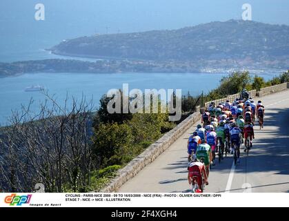 RADFAHREN - PARIS-NICE 2008 - 09 BIS 16/03/2008 - NICE (FRA) - FOTO : OLIVIER GAUTHIER / DPPI STAGE 7 - NICE -> NICE - ILLUSTRATION Stockfoto