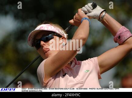 GOLF - EVIAN MASTERS 2005 - EVIAN MASTERS GOLF CLUB - 18-23/07/2005 - FOTO: OLIVIER GAUTHIER / DPPI SOPHIE SANDOLO (ITA) Stockfoto