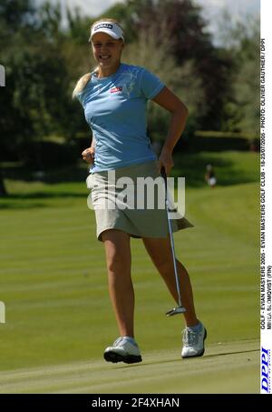 GOLF - EVIAN MASTERS 2005 - EVIAN MASTERS GOLF CLUB - 18-23/07/2005 - FOTO: OLIVIER GAUTHIER / DPPI MINEA BLOMQVIST (FIN) Stockfoto