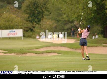 GOLF - EVIAN MASTERS 2005 - EVIAN MASTERS GOLF CLUB - 18-23/07/2005 - FOTO: OLIVIER GAUTHIER / DPPI MICHELLE WIE (USA) Stockfoto