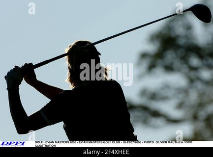 GOLF - EVIAN MASTERS 2005 - EVIAN MASTERS GOLF CLUB - 18-23/07/2005 - FOTO: OLIVIER GAUTHIER / DPPI ILLUSTRATION Stockfoto