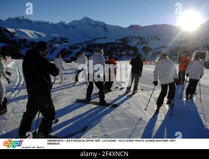 OMNISPORTS - LES ETOILES DU SPORT 2007 - LA PLAGNE - 16-21/12/2007/ FOTO: OLIVIER GAUTHIER / DPPI AMBIENTE Stockfoto