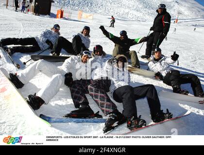 OMNISPORTS - LES ETOILES DU SPORT 2007 - LA PLAGNE - 16-21/12/2007/ FOTO: OLIVIER GAUTHIER / DPPI AMBIENTE Stockfoto