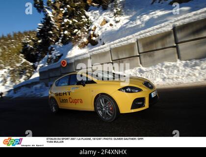 ETOILES DU SPORT 2007 / LA PLAGNE, 18/12/07 / FOTO: OLIVIER GAUTHIER / DPPI YVAN MULLER Stockfoto