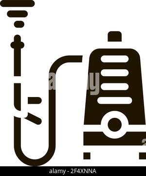 Symbol Für Waschgerät Vektorgrafik Glyphe Stock Vektor