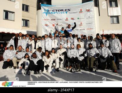 OMNISPORTS - LES ETOILES DU SPORT 2007 - LA PLAGNE - 16-21/12/2007 / FOTO: OLIVIER GAUTHIER / DPPI AMBIENTE Stockfoto