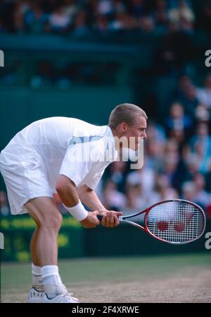 Australischer Tennisspieler Lleyton Hewitt, Wimbledon, Großbritannien 2002 Stockfoto