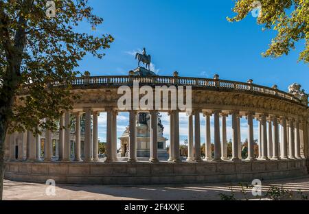 Retiro Park in Madrid in Kastilien, Spanien Stockfoto