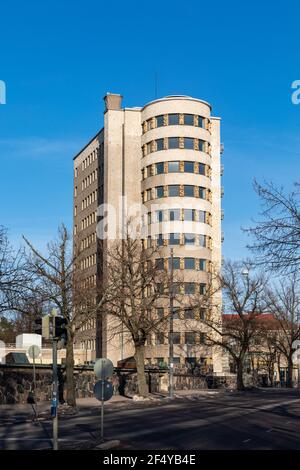 Lastenlinna, ehemaliges Kinderkrankenhaus, im Stadtteil Taka-Töölöö in Helsinki, Finnland Stockfoto