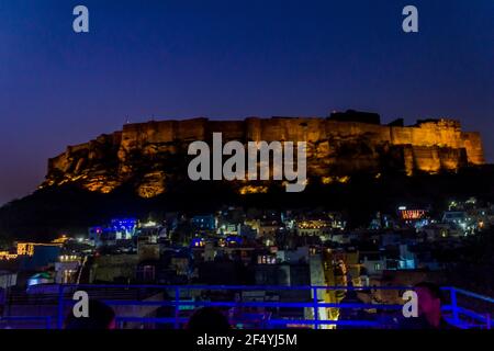 Mehrangarh Fort in Jodhpur, Rajasthan Stockfoto